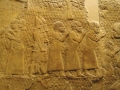 BCE 701 Israelis-Hebrews of Lakhish showing hair, beard & dress. (Sennacherib relief)